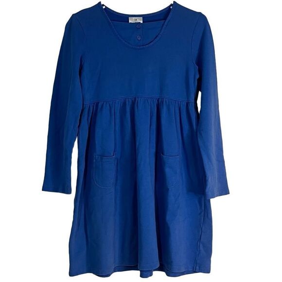 Hannah Andersson Blue Dress Size 150/12 - Picture 3 of 5